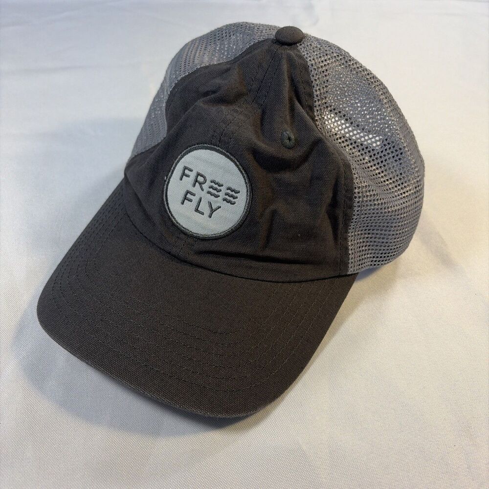 Free Fly Low Pro Badge Trucker Hat Gray